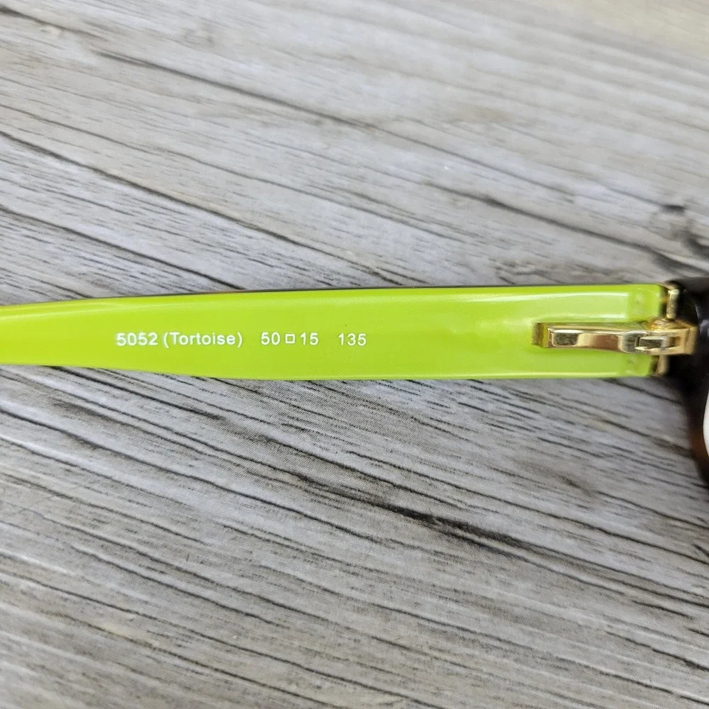 Coach Eyeglasses Frames HC 6001 Emily 5052 Tortoise Lime Green Women 50-15-135